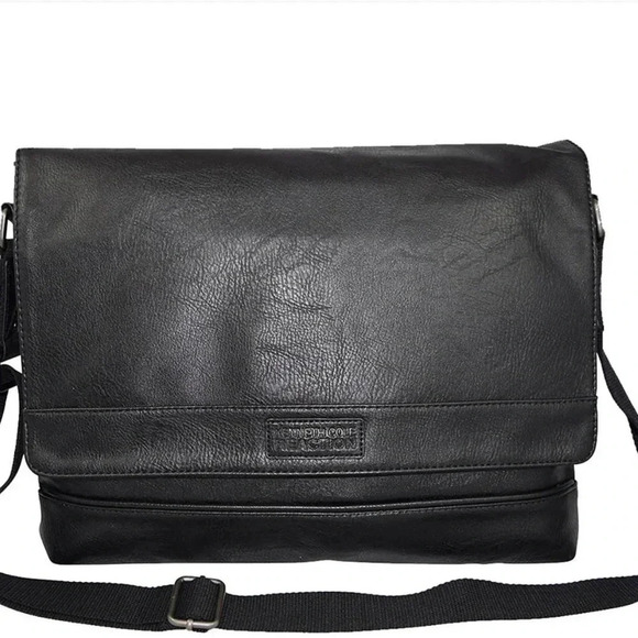 Kenneth Cole Reaction leather heritage laptop/tablet etc bag - Picture 1 of 8